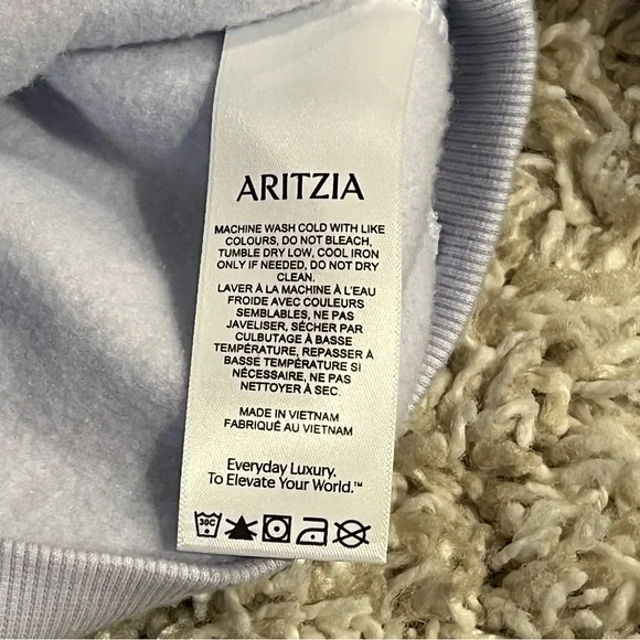 🖤NWT🖤 ARITZIA Perfect Fit Sweatfleece Cozy Fleece Hoodie - Picture 7 of 7